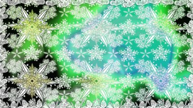 Yeşil ve nötr renklerde çiçekler. Nazik, sevimli çiçek arkaplanı. Raster çiçek desenli ve çiçekli..