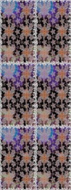 Çiçeksiz desenlerin resmi. Vadinin gri renkli çiçekleri.