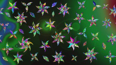 Süslü kumaş deseni. Çiçekli çiçek deseni, suluboya. Raster deseni.