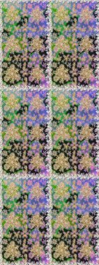 Doğu tarzı arabesk. Raster. Hassas altın deseni açın. Parlak dantel, stilize çiçekler, şal desenli. Kusursuz altın desenli bukleler. Gri renklerde, altın elementlerle kusursuz desen.