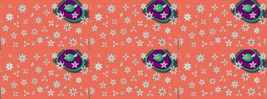 Yapraklı çizim şekli. Şirin, zarif çiçekler Raster illüstrasyonu. Poster ya da kapak için arka plan. Tekstil için figür. Davetiye ve kartpostal tasarımı için dekoratif çiçek unsurları.