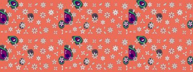 Çiçekli yaz çiçekleri. Küçük çiçekte güzel bir desen. Küçük renkli çiçekler. Moda baskıları için zarif bir şablon. Motley illüstrasyonu. Çizim.