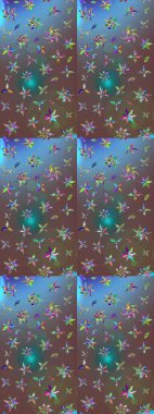 Ev dekoru. Paisley el çizimi elementler. Fantezi çiçekli eskiz deseni, doğal duvar kağıdı, çiçek desenli kıvrımlı illüstrasyon.