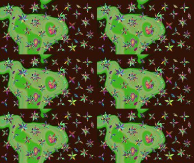 Özgürlük stili Millefleur 'lar. Tekstil, duvar kâğıdı, kapaklar, yüzey, baskı, hediye paketi, hatıra defteri, dekupaj. Küçük yabani çiçeklerdeki halk modelini çiz. Taşralı şıklığı.