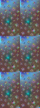 Ev dekoru. Paisley el çizimi elementler. Fantezi çiçekli eskiz deseni, doğal duvar kağıdı, çiçek desenli kıvrımlı illüstrasyon.