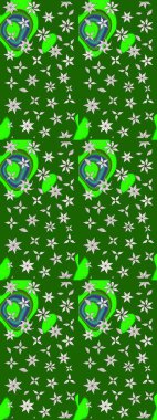 Hoş bir çiçek geçmişi var. Raster illüstrasyonu. Küçük bir çiçekte eskiz deseni. Güzel kumaş deseni.