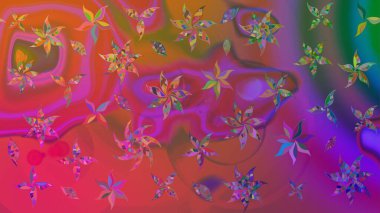 Renkli pembe çizim kalıbı. Elle çizilmiş sonbahar çiçeği deseni. Doodle tarzı. Tekstil ve kapak tasarımı için mükemmel. Pembe renkte çiçekler.