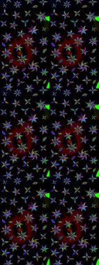 Çiçek desenli raster, kahverengi ve siyah çizgi grafik desenli soyut raster arkaplan. Modern stil dokusu.