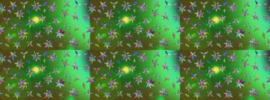 Çiçekli karalama şeklinde Raster çiçek deseni. Renkli çiçekler. Nazikçe, güzel çiçek arkaplanı..