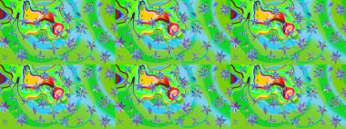 Düzenlenebilir. Sulu boya tarzında yeşil ve mavi çiçekli zarif çizim deseni, tasarım elementleri. Düğün davetiyeleri için çiçek deseni, tebrik kartları, hatıra defteri, baskı, hediye paketi, imalat