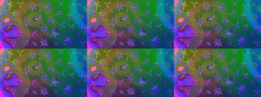 Raster Moda kumaş deseni. Şirin çiçekler. Çizgi çizimi deseni.