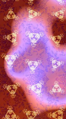 Suluboya etkisi. Raster deseni. Botanik çizim kalıbı. Organik elementler.