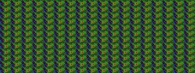 Çiçekli çiçek deseni, suluboya. Düz Çiçek Elementleri Tasarım Raster illüstrasyonu. Yeşil renkli çiçekler. Renkli Bahar Teması Eskiz Şablonu.