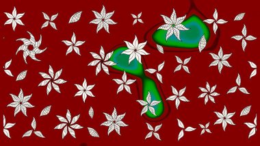 Kırmızı renklerde. Doğum günü kartı ya da düğün davetiyesi. Çiçek arkaplan. Çiçekli tebrik kartı. Suluboya çiçek buketi. Raster illüstrasyonu.