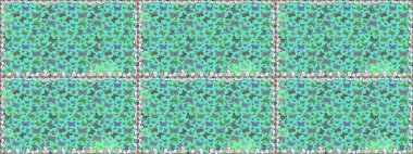 Kumaş, tekstil, baskı ve davetiye. Mavi soyut arka planda gece kelebekleri. Raster illüstrasyonu. Kusursuz..