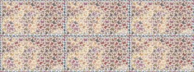 Paketleme, kağıt ve kumaş için uygun. Renkli folklorlu, kelebekli kusursuz desen. Gri ve nötr arkaplanda renkli kelebekler.