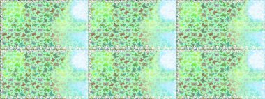 Kusursuz desen. Kağıt, kumaş ve ambalaj için uygun. Tarafsız ve yeşil arkaplanda kelebekler. Raster..