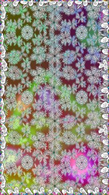 Suluboya stilinde gri renkte. Raster illüstrasyonu. Pürüzsüz bahar deseni ve küçük çiçekler.