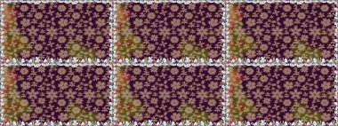 Yumuşak, bahar çiçekli arka plan. Kahverengi renkli çiçekler. Raster çiçek desenli ve çiçekli..