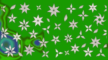 Flower eskiz arka planı. Raster illüstrasyonu. Şatafatlı bahar bahçesi dokusu. Çiçek deseni.