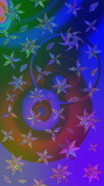 Eski usul küçük çiçekli şirin bir eskiz deseni. Moda arka planında parlak buketler. Kumaş, duvar kağıdı ve kağıt üzerine baskı yapmak için gelişen arka plan. Raster illüstrasyonu.