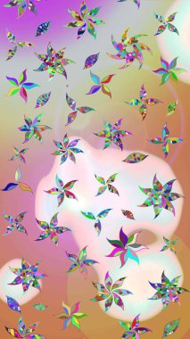 Eskiz Vintage Çiçek Deseni. Raster Kalça dokusu deseni.