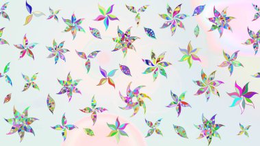 Çizim çiçek deseni duvar kâğıdı olarak kullanılabilir. Tarafsız ve bej renkli çiçekler. Raster illüstrasyonu.