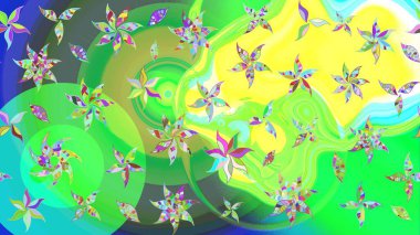 Çiçek arkaplanlı soyut zarafet eskiz deseni. Raster Güzel kumaş deseni.