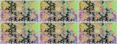 Kusursuz oryantal klasik altın desen. Tarafsız ve gri renkler üzerinde altın tekrarlayan elementler içeren Raster soyut arka planı.