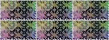 Gri ve nötr renklerde altın rengi kusursuz desen. Kusursuz altın desenli bukleler. Doğu tarzı arabesk. Hassas altın deseni açın. Raster. Parlak dantel, stilize çiçekler, şal desenli.