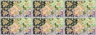 Raster oryantal süs. Kusursuz altın desen. Altın elementlerle nötr ve gri renklerde altın desen.