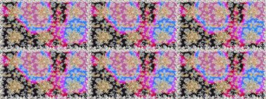 Geleneksel oryantasyon süsü. Kusursuz klasik raster altın desenli. Gri ve nötr renklerde altın elementlerle kusursuz desen. Klasik vintage arkaplan.