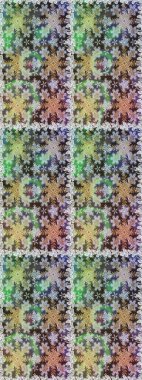 Kusursuz klasik raster grisi, nötr ve altın desenli. Klasik klasik klasik arka plan. Geleneksel oryantasyon süsü.