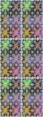 Gri ve nötr renklerde altın desenler ve altın elementler. Kusursuz klasik altın desen. Raster geleneksel oryantasyon süsü.