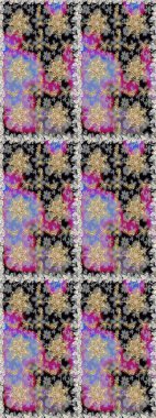 Gri renklerde, altın elementlerle kusursuz desen. Kusursuz altın desenli bukleler. Doğu tarzı arabesk. Parlak dantel, stilize çiçekler, şal desenli. Raster. Zarif altın deseni aç.