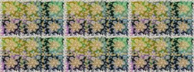 Raster Golden Mehndi kusursuz desen. Gri ve nötr renklerde desen. Kına dövmeli süs çiçekleri, altın çıkartmalar, mehndi ve yoga tasarımı, kartlar ve parmak izleri..