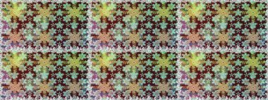 Şam, tasarım için kusursuz desen. Kahverengi ve nötr renklerde altın elementlerle pürüzsüz desen.