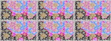 Tarafsız ve gri renklerde altın bir element. Damask arkaplanı. Altın çiçekli, pürüzsüz desen. Barok tarzında altın çiçekli süs..