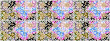 Çiçek süsü kumaş deseni, cam, çiçek desenli metal nötr ve bej renklerinde altın elementler. Klasik raster altın pürüzsüz desen.