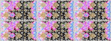 Klasik raster sarısı, kusursuz desen. Çiçek süsü kumaş deseni, cam, çiçek desenli altın elementli gri ve nötr renkler..