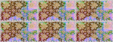 Tarafsız ve kahverengi renklerde altın desenli altın elementler. Klasik klasik klasik arka plan. Geleneksel oryantasyon süsü. Kusursuz klasik raster altın desenli.