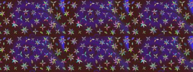 Raster çiçek desenleri çiziyor. Mor ve mor renkli vadilerin çiçekleri.