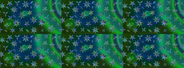 Raster çiçek desenli çiçek deseni, yapraklar, dekoratif elementler, sıçrama, lekeler, el çizimi kontur çizgileri ve Doodle çizim stili, grafik raster çizim çizimi.