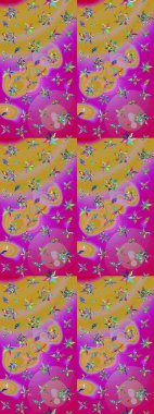 Güzel kumaş deseni. Çizim raster deseni. Çiçek arka planı.