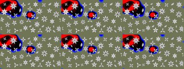 Vadinin yeşil ve siyah renkli çiçekleri. Raster - stok. Eskiz arkaplan modeli. Suluboya, elle çizilmiş.