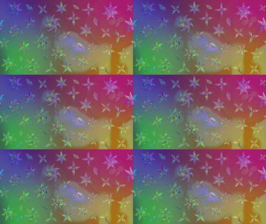 Raster çiçek izi. Raster Yumuşak kumaş deseni. Çiçeksel mor çizim deseni. Klasik taslak çizimi.