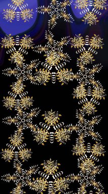 Moda baskıları için zarif bir şablon. Küçük renkli çiçekler. Motley illüstrasyonu. Çiçekli yaz çiçekleri. Küçük çiçekte güzel bir desen. Çizim.