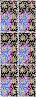 Geleneksel oryantasyon süsü. Gri ve nötr renklerde altın elementlerle kusursuz desen. Klasik klasik klasik arka plan. Kusursuz klasik raster altın desenli. Raster illüstrasyonu.