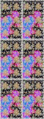 Altın antika ortaçağ dekoratifi, yapraklar ve gri ve nötr renklerde altın desenli süslemeleri olan dikişsiz bir şablon. Kusursuz kraliyet lüksü, altın barok kumaş rengi..