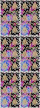 Parlak dantel, stilize çiçekler, şal desenli. Doğu tarzı arabesk. Raster. Gri renklerde, altın elementlerle kusursuz desen. Kusursuz altın desenli bukleler. Zarif altın deseni aç.